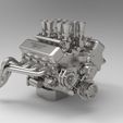 BBC.006.jpg Big Block Chevy V8 motor with ITB's. 1/8 TO 1/25 SCALE