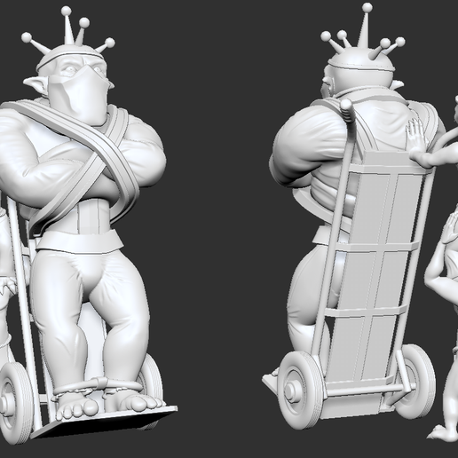 Psycho "All Guardsmen" Weirdboy - 3D model önizlemesi