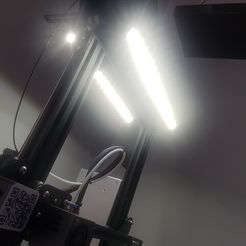 Eclairage 2.jpg Free STL file Lighting for Ender 3 or Ender 3 Pro・3D printing model to download