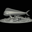 my_project-1-25.png mahi mahi / dorado / common dolphinfish underwater statue detailed texture for 3d printing