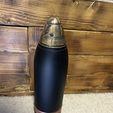 Shell-with-Fuze.jpg 18 PDR High Explosive Shell with Threads for Fuze