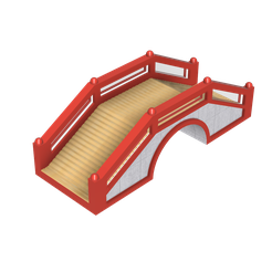 Zen-Bridge-bamboo.png Free OBJ file Zen Bridge 2・3D printing template to download