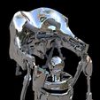 T 11.jpeg Terminator T-800 Skull Bust 3D Print Stl Model Diorama 3D print model