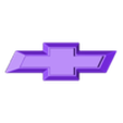 che_outline.stl emblema de chevrolet