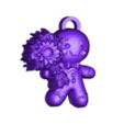 cookie four.obj bolacha de gengibre com flor 4