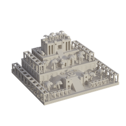 gar1.png STL-Datei Die Hängenden Gärten der Semiramis・Modell zum Herunterladen und 3D-Drucken