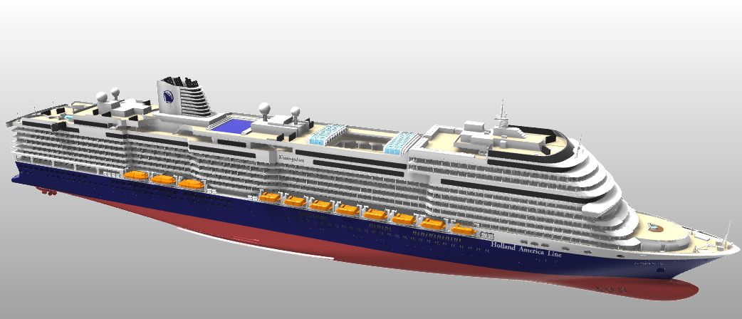 K5.jpg STL-Datei Holland America Line Kreuzfahrtschiff MS Koningsdam herunterladen • Objekt zum 3D-Drucken, LinersWorld
