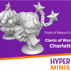 Cleric_of_Wendel_Charlotte_1.png Fichier STL gratuit Chibi Charlotte | Trials of Mana (Seiken Densetsu)・Idée pour impression 3D à télécharger