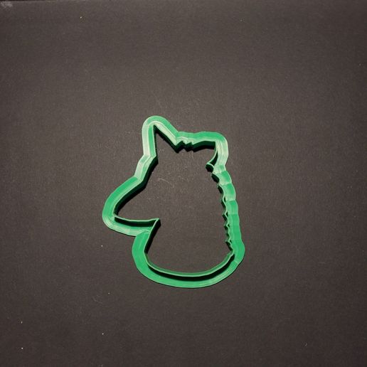 Cookie Cutter Unicorn Head 3D model
