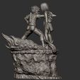 ZBrush-Document-3.jpg STL file Kakashi and Rin - Naruto・3D printable model to download