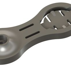 base-garmin-integrado1.jpg Soporte ligero para la potencia del ciclocomputador Garmin Edge con tapa integrada