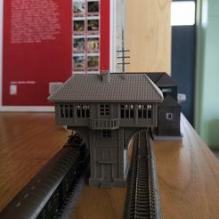 Poste d'aiguillage de champignon (échelle N)