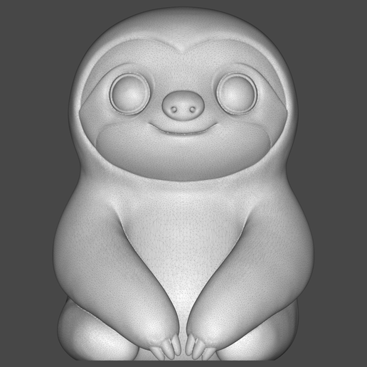 2_Camera-7.png Sloth Figurine 3D Printable