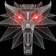 WireframeFront.jpg The Witcher Wolf Medallion for Cosplay