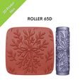 etsy-view65D.jpg Holiday Decor Texture Mini Rollers for clay, mistletoe, amaryllis, jungle bells, pinecones, bows,  Set #65