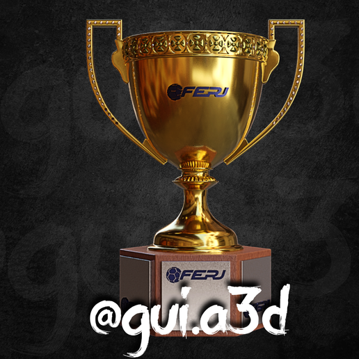 Taça Campeonato Carioca 3D model