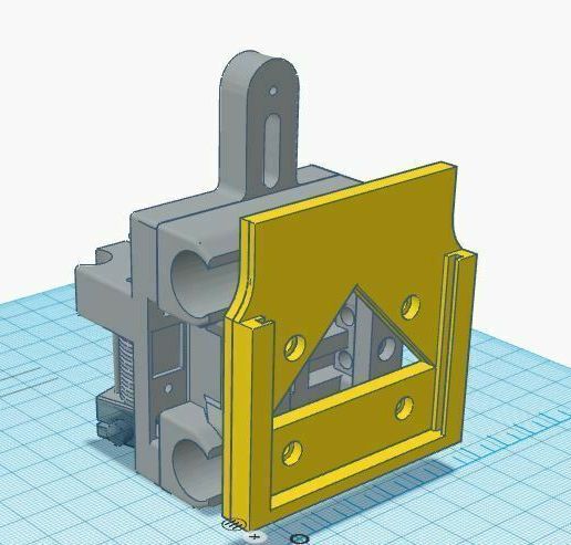 Hypercube Evolution Breakout Board Holder for hot end wiring