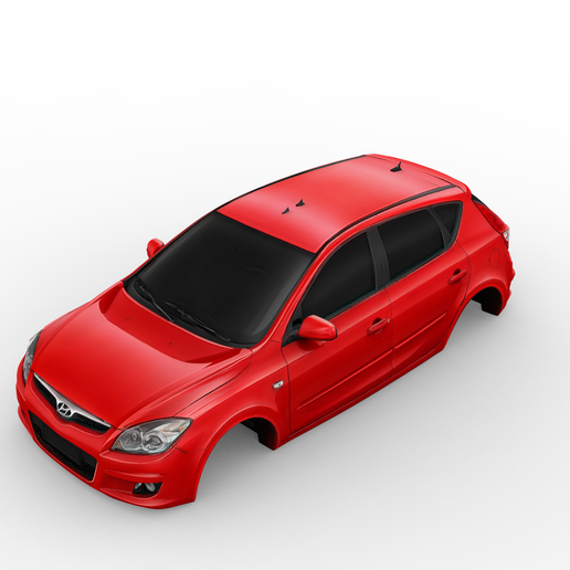 Hyundai i30 FD 2010 1.6 CRDi Style – Detailed 3D Hatchback Body Model