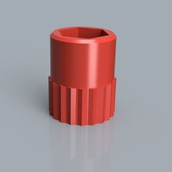 SMA_Thumb_nut_v6.png Download free STL file Extended SMA connecter thumb nut • 3D printing design, AirwavesTed