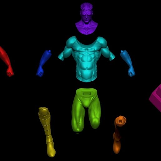 partes.jpg Fanart INVINCIBLE - Statue