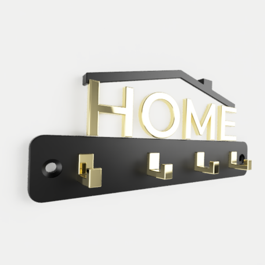 Wall Key Holder - HOME - Minimal Modern Wall Decor