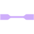 SingleISO527-2_5B.stl Tensile Strength Test Specimen Generator ISO 527-2, ASTM D638-14