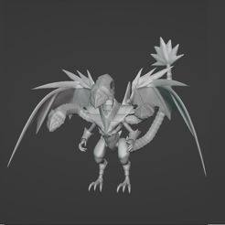 Екранна-снимка-2041.png Yugioh Trishula Dragón de la Barrera de Hielo modelo de impresión 3D stl DDM