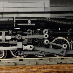 Installed.jpg Fichier 3D gratuit Tiges d'entraînement Lego Big Boy・Objet à télécharger et à imprimer en 3D