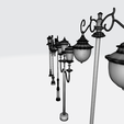 historic-lamp-post-wire3.png Vintage 3D Street Light Model