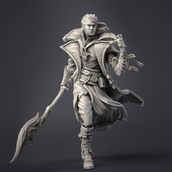 ElfWarlock_render_01.jpg 3D file Vampire Elf Warlock [presupported]・3D printer model to download