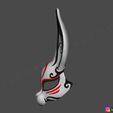 03.jpg Rabbit Mask - Fox Mask - Bunny Mask - Demon Kitsune Cosplay 3D print model