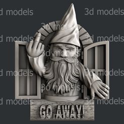 P339a.jpg Download STL file Gnome GO AWAY2 • Object to 3D print, 3dmodelsByVadim