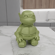 HighQuality.png 3D Ninja Turtle Figure with 3D Stl Files and Gift for Kids & Ninja Turtles Toys, 3D Printing, Turtle, 3D Printed Decor, 3D Figure Print