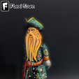 6.png Flexi Print-in-Place Pirate, Davy Jones