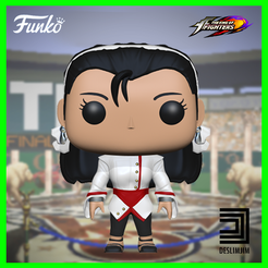chizuru.png Archivo 3D CHIZURU KAGURA - EL REY DE LOS LUCHADORES KOF FUNKO・Modelo para descargar y imprimir en 3D