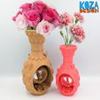 VASE-H-and-R-01.jpg THE HEARTS AND FLOWERS VASE AND A CUTE SNAIL, printed in place without supports