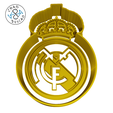 Real-Madrid-escudo-6.5cm-2pc.png Real Madrid - Football - Cookie Cutter - Fondant - Polymer Clay
