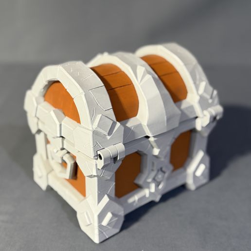 IMG_6277.jpeg 定制 DND 矮人胸膛骰子架 STL（3D 打印文件）