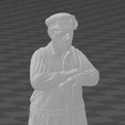 repos1face.png Figurine 1/35 3 Cheminots en attente