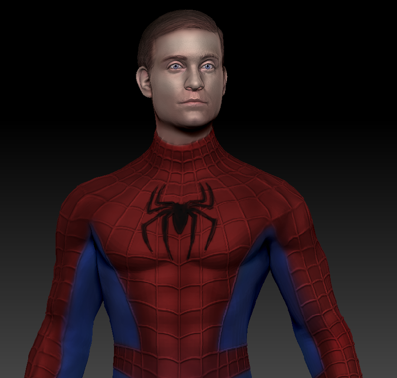 Tobey-3.png Download free OBJ file Spiderman Tobey Maguire • 3D printing template, SalazarKane
