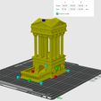 size.jpg Torre de dados Grecian Temple - ¡SOPORTE GRATIS!