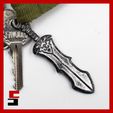 cults-special.jpg Dark Souls Black Knight Greatsword Keychain