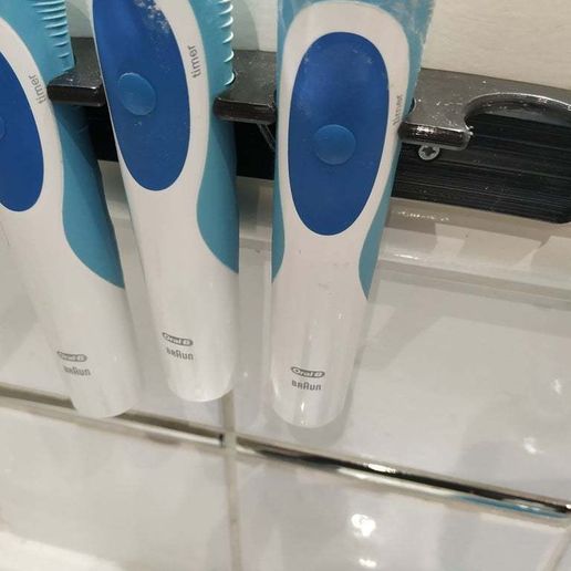 Electric toothbrush holder - 3D model önizlemesi