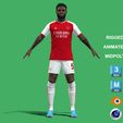Partey_1.jpg 3D Rigged Thomas Partey Arsenal 2024