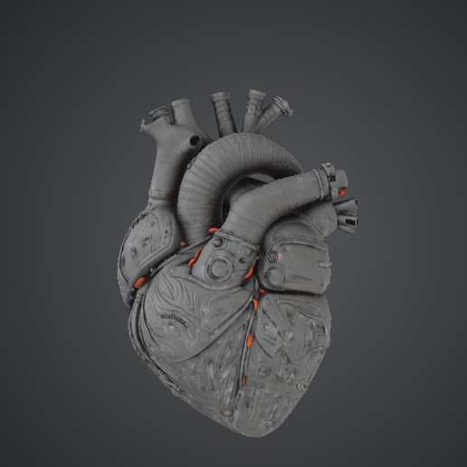 Mechanical Anatomical Heart – Steampunk Cybernetic