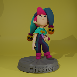 STL file Pack of 7 Brawl Stars brawlers number 3 🌃・3D printable model to  download・Cults