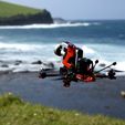 flying.jpg Free STL file Super 8 Drone Mount - Agfa Microflex・3D printable design to download