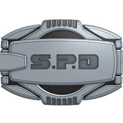 SPD.png Dekaranger / Power Ranger Spd Belt Buckle