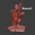 Qatar-world-cup-mascot-7.png Qatar Fifa world cup mascot - La'eeb - pen holder