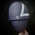 07.jpg STL file Squid Game Mask - Soldier Mask Foldable(Moveable) - With TUTORIAL(Step by Step)・Design to download and 3D print